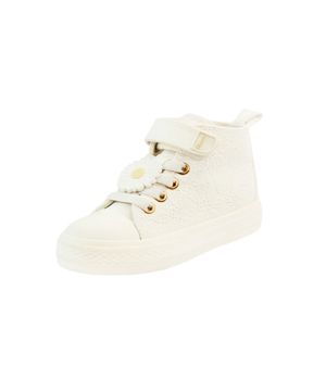 Zapatilla de Niña Blanco