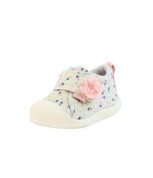 Zapatilla de Niña Crudo