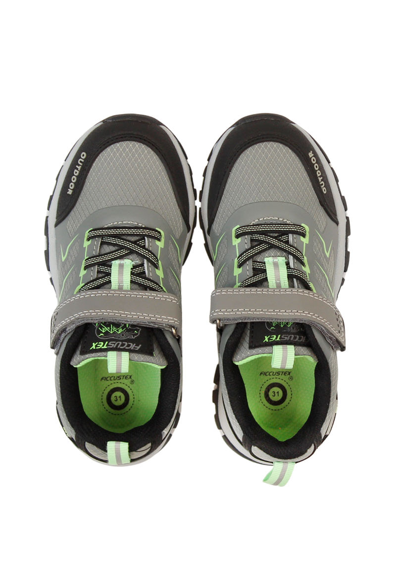 Zapatilla Outdoor Niño Ficcustex 2610890 Gris - Ropa de Bebé