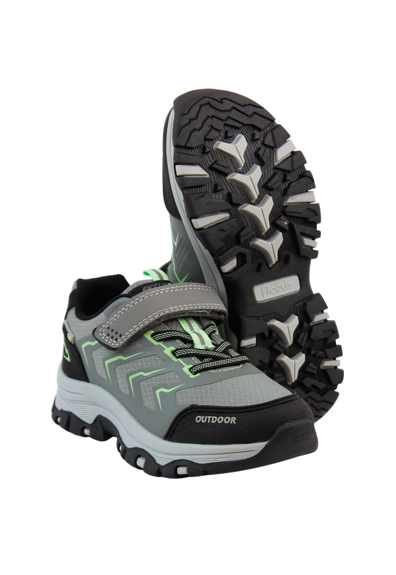 Zapatilla Outdoor Niño Ficcustex 2610890 Gris - Ropa de Bebé