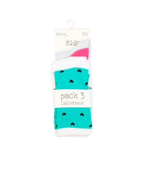 Calcetín de Niña Pack 3 Colores