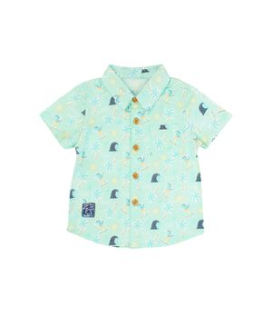Camisa de Bebé Niño Esmeralda Claro