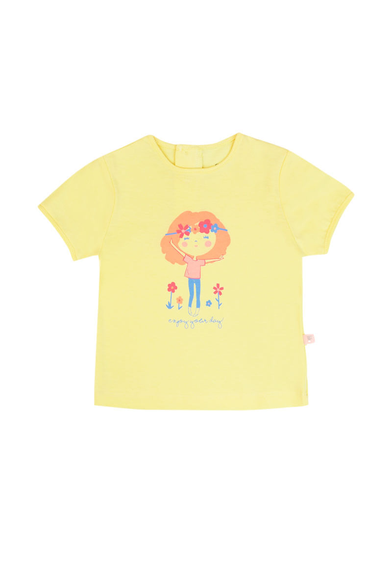 Polera de Bebé Niña Naranjo