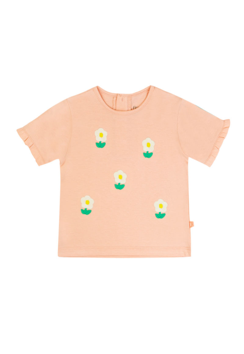 Polera de Bebé Niña Naranjo