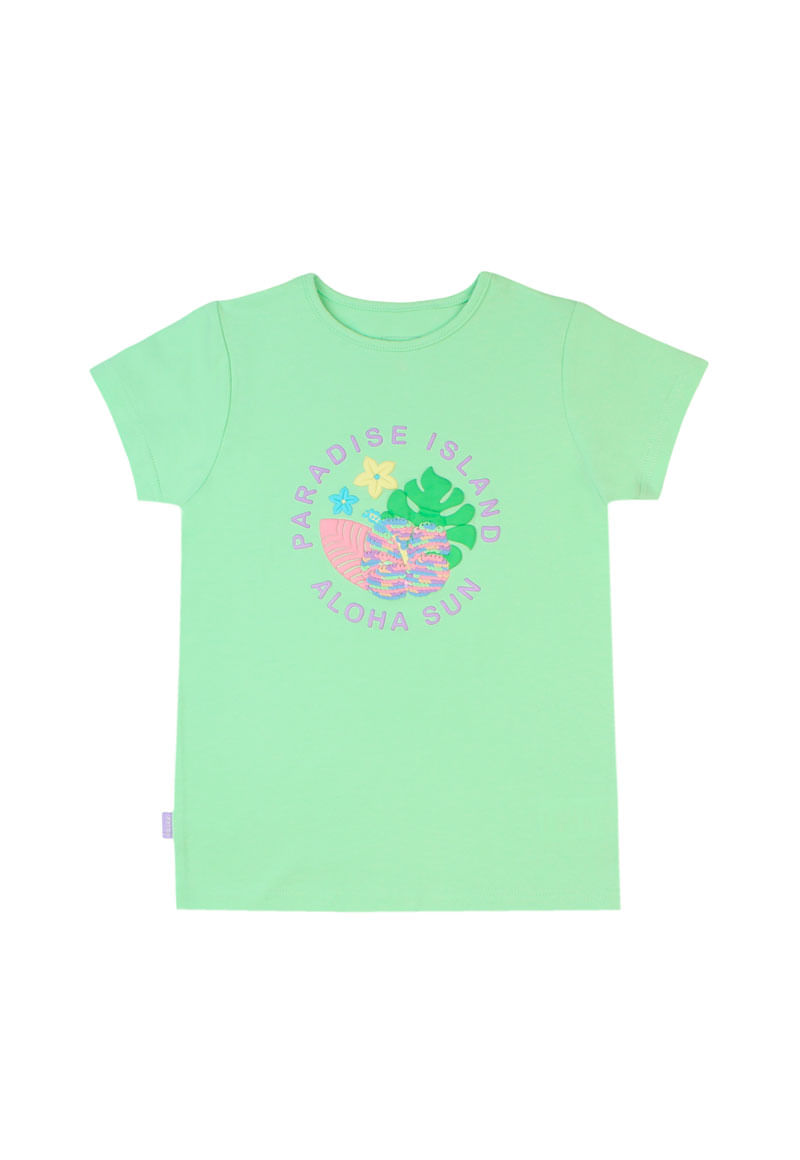 Polera de Niña Verde