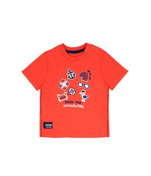 Polera de Bebé Niño Rojo