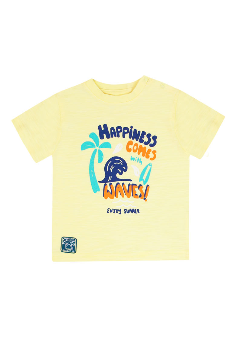 Polera de Bebé Niño Amarillo