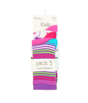 Calcetín de Niña Pack 3 Colores