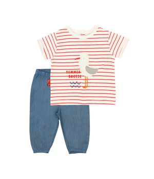 Conjunto de Bebé Niño Rojo
