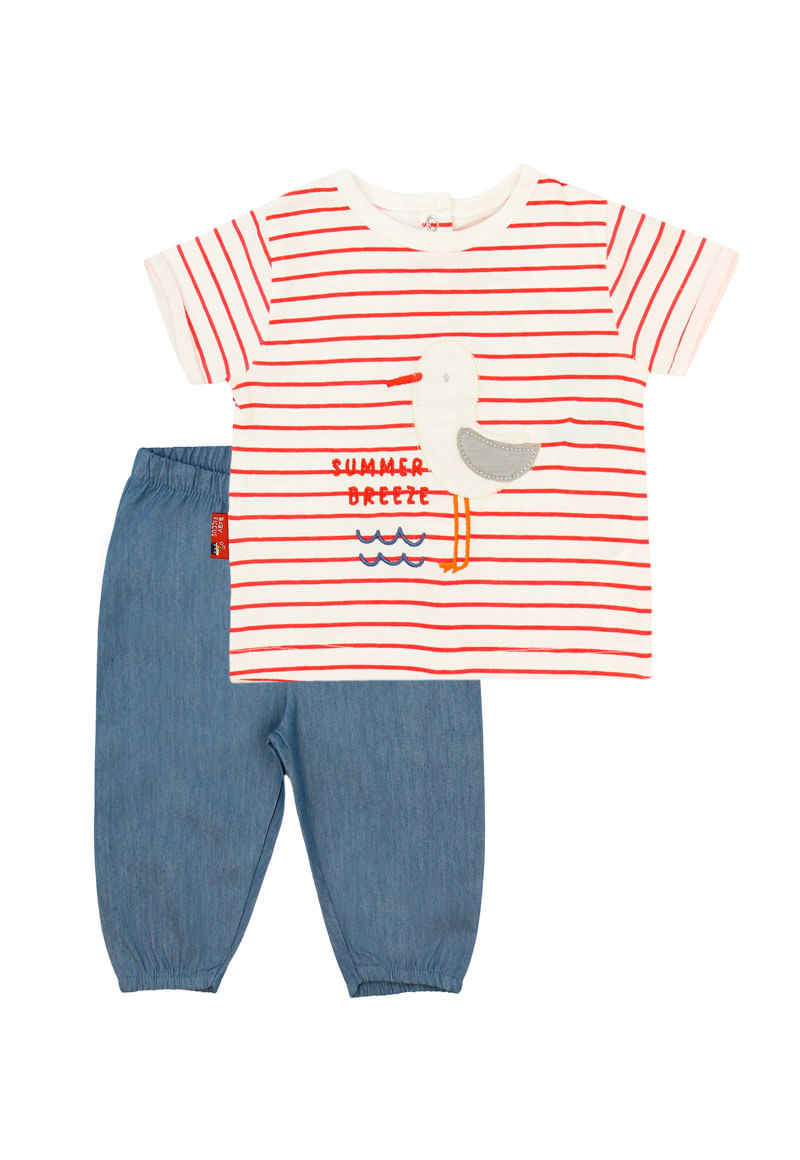 Conjunto de Bebé Niño Rojo
