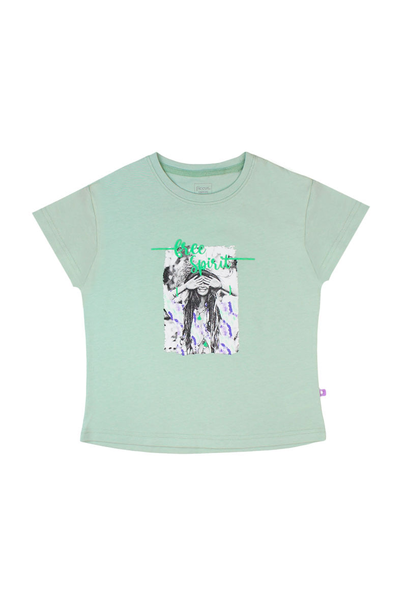 Polera de Niña Verde