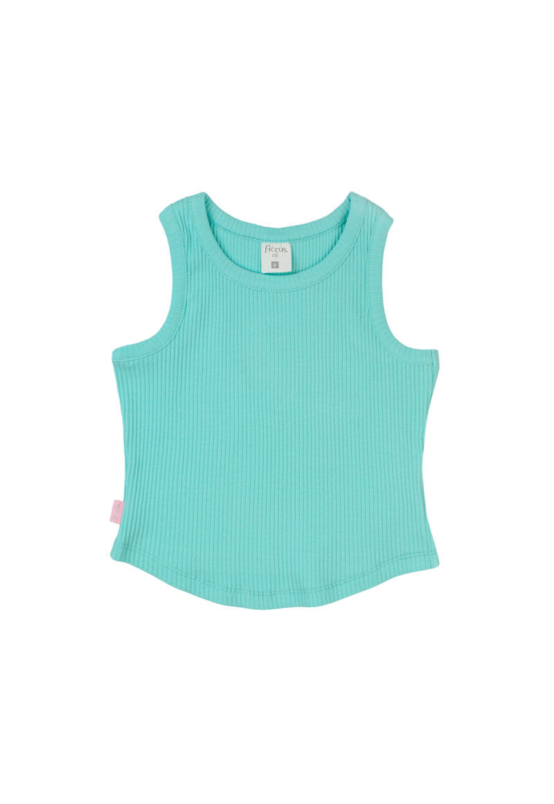 Polera de Niña Turquesa