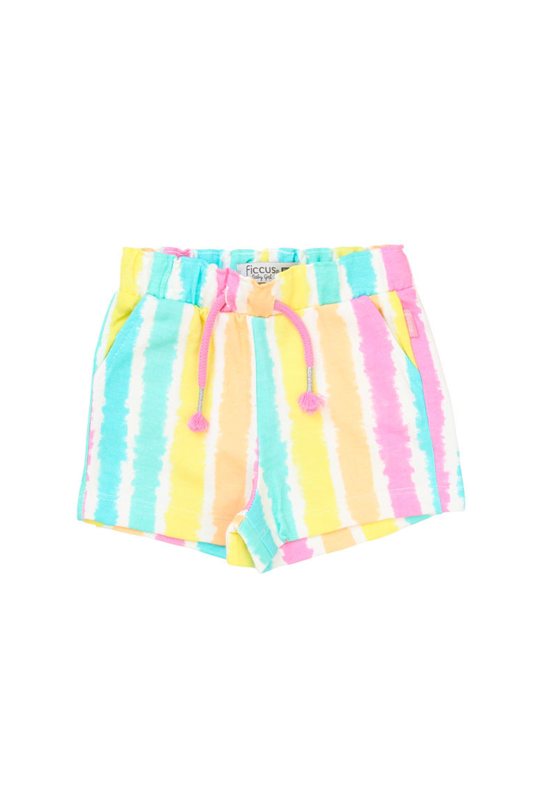 Short de Bebé Niña Blanco