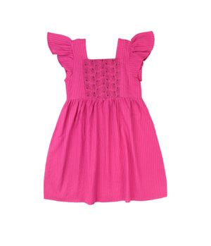 Vestido de Niña Magenta