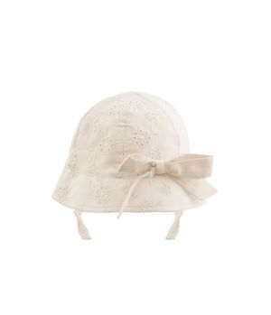 Gorro de Bebé Niña Crudo