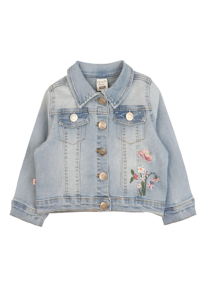 Chaqueta de Bebé Niña Celeste