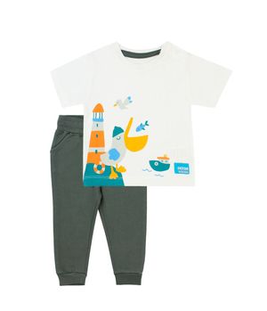 Conjunto de Bebé Niño Blanco