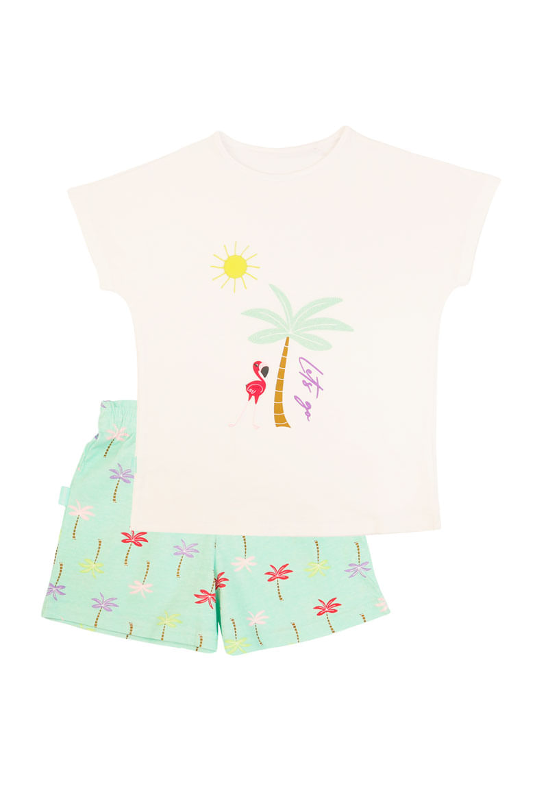 Pijama de Niña Blanco