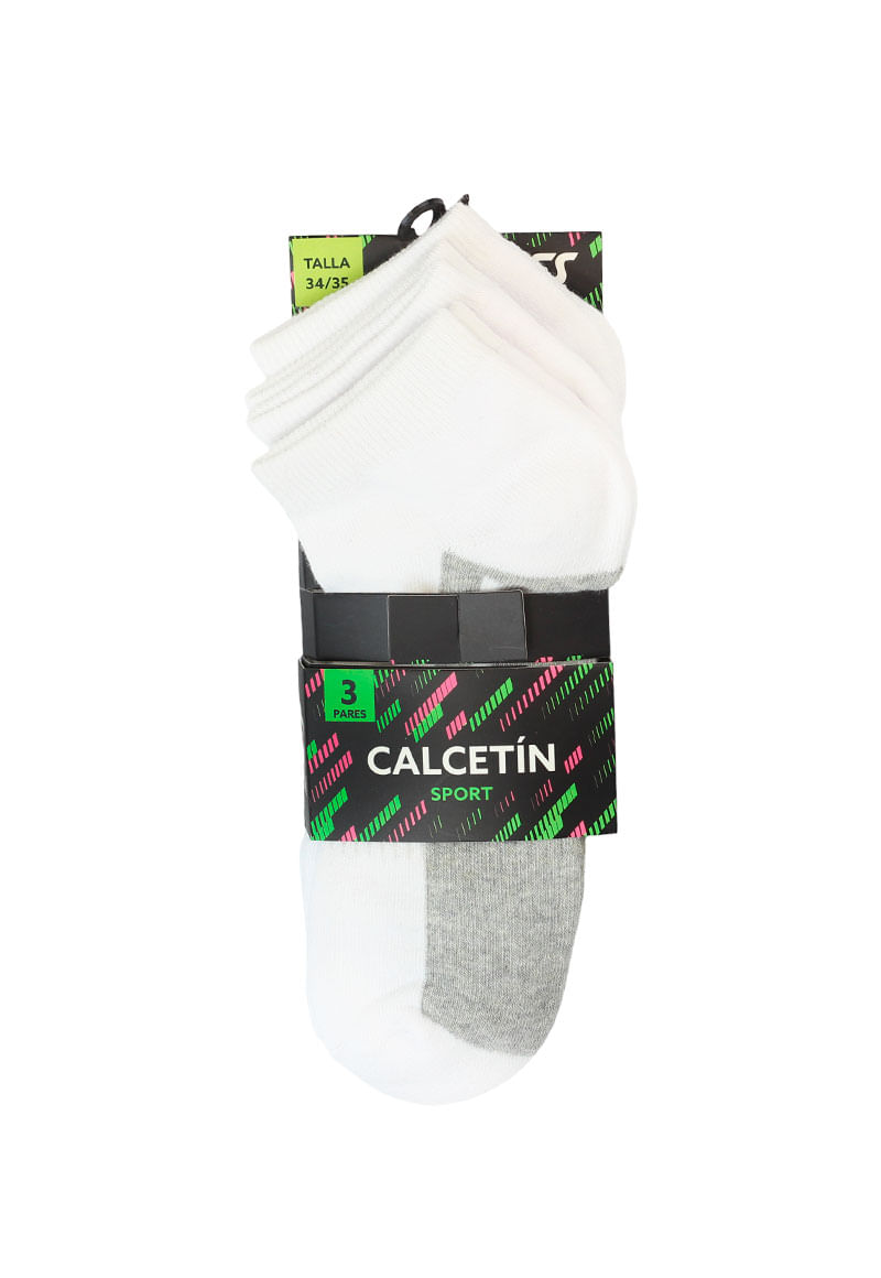 Calcetin de Unisex Blanco
