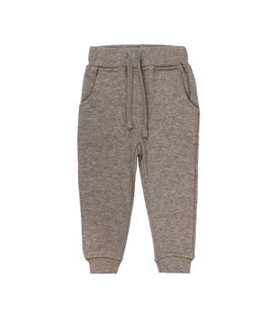 Pantalón buzo Niño Gris Melange