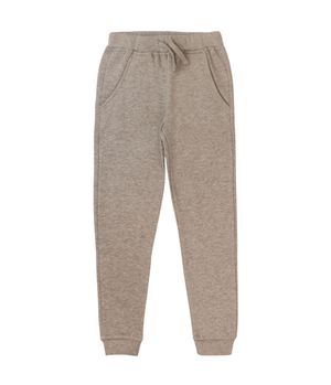 Pantalón buzo Niño Gris Melange