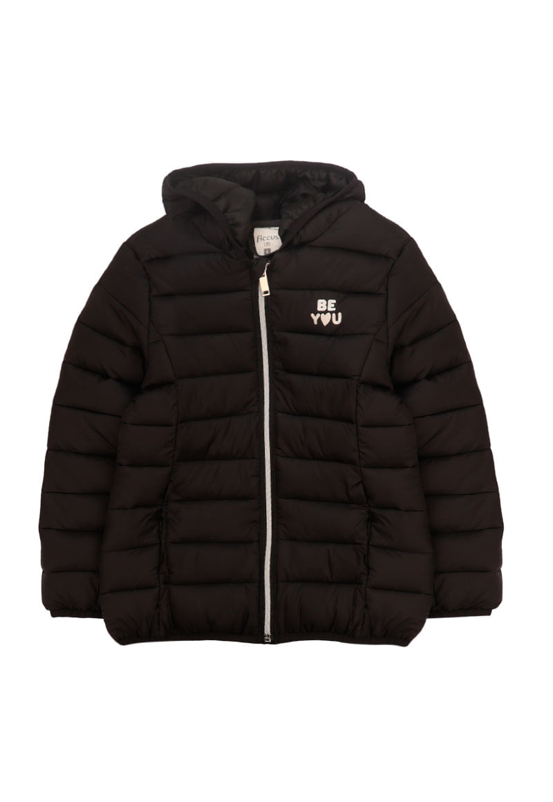 Parka Niña Negro