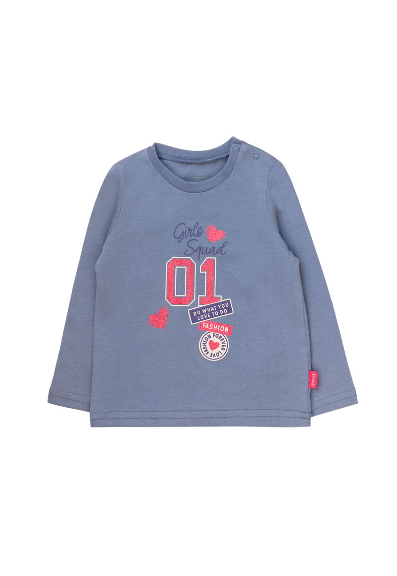 Polera Niña Denim