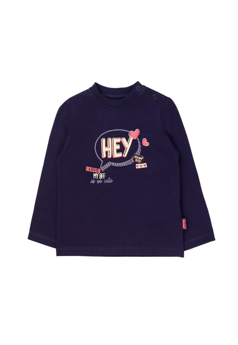 Polera Niña Navy
