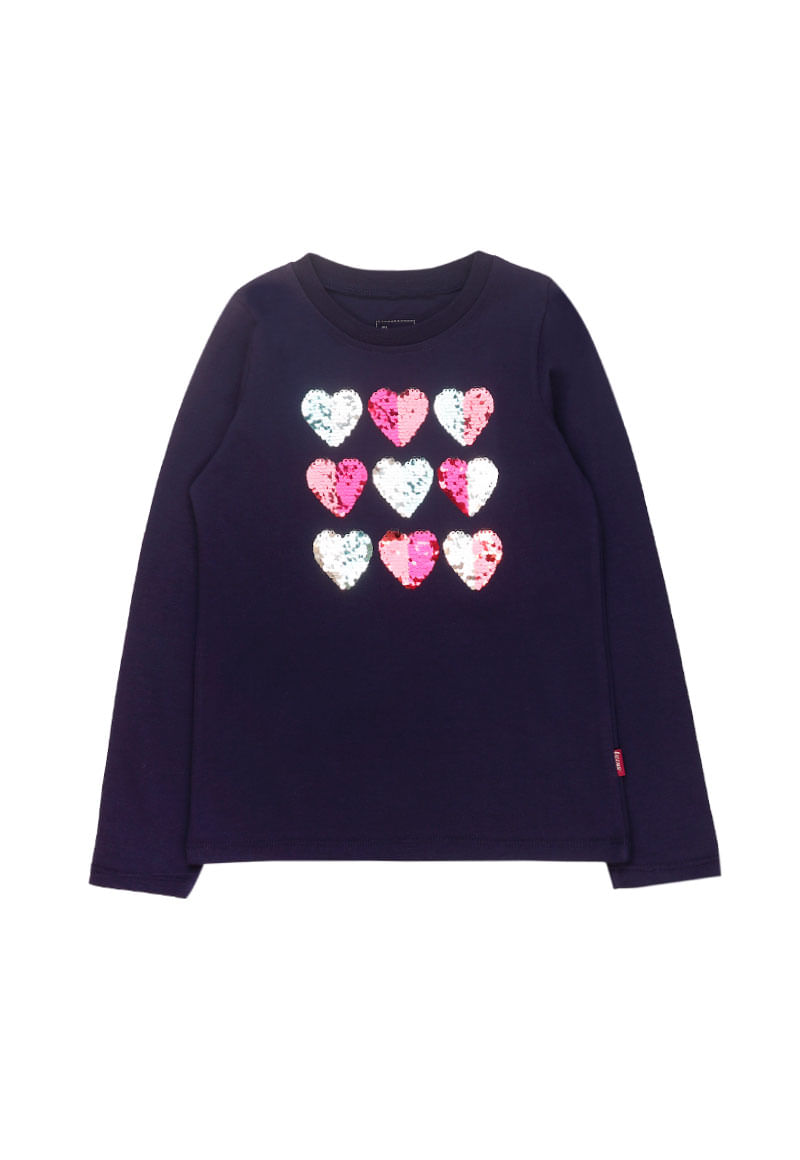 Polera Niña Navy