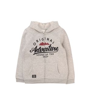 Polerón Niño Gris Melange