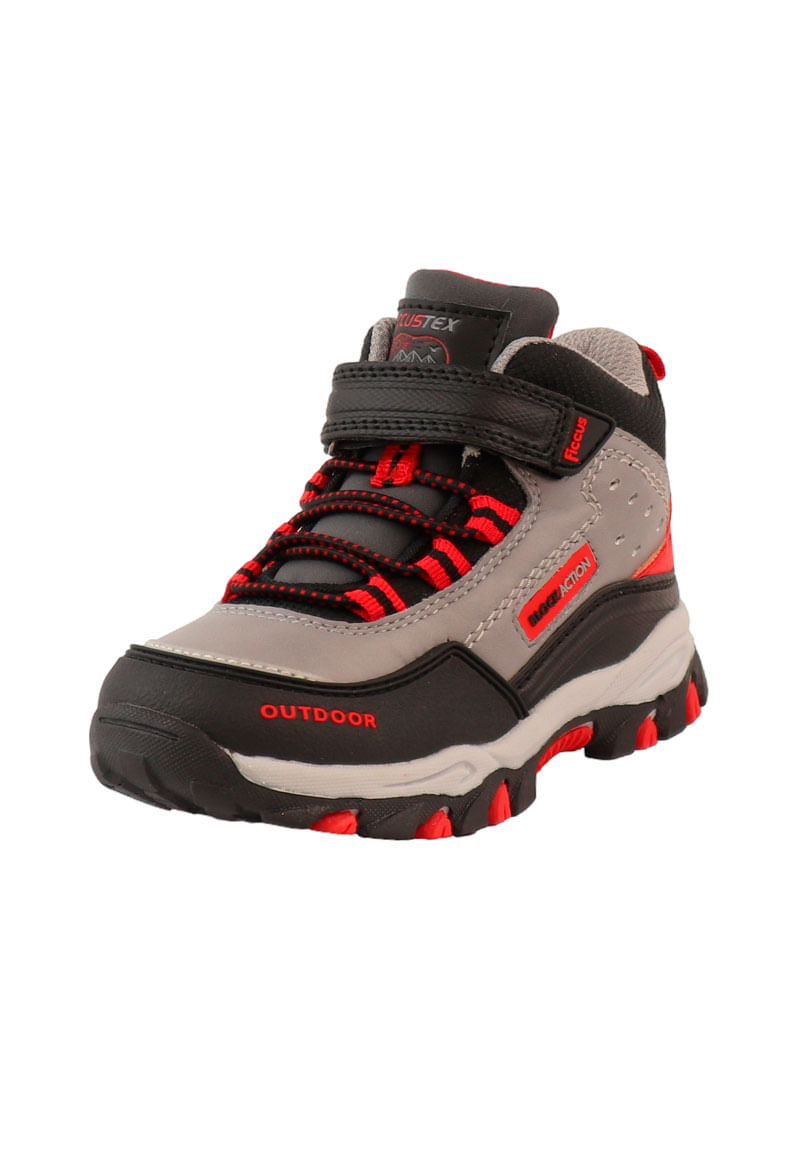 Zapatilla Outdoor Niño Ficcustex Block Action 2620868 Gris - Ropa