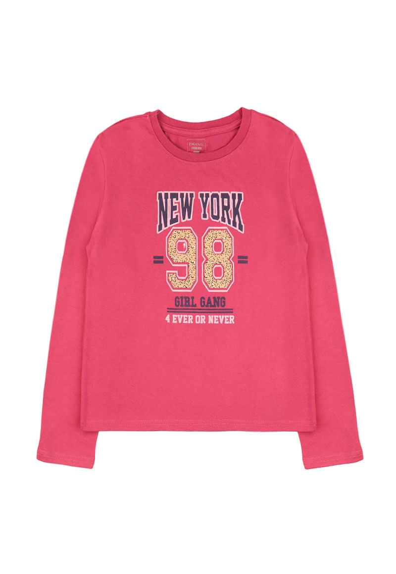 Polera Niña Magenta