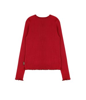 Polera Niña Burdeo