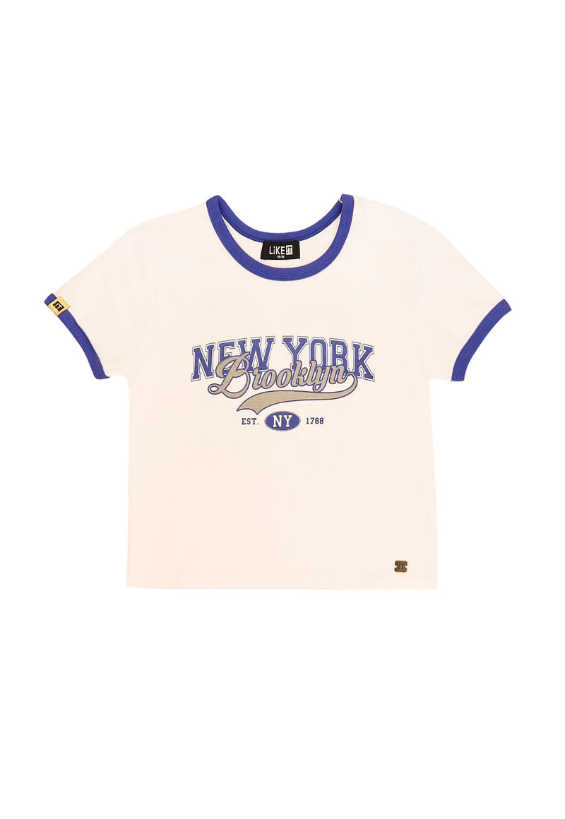 Polera Niña Azul