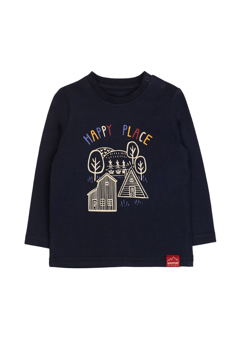 Polera Niño Azul