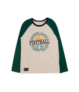 Polera Niño Gris Melange