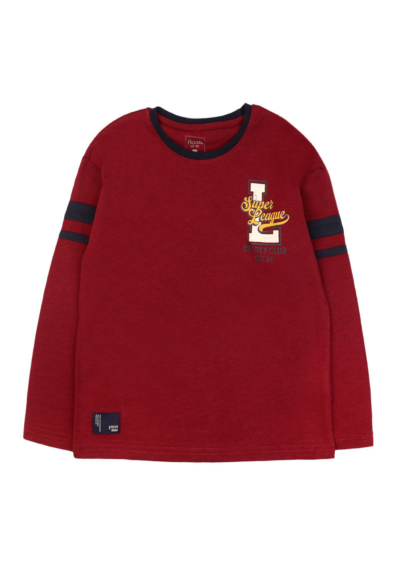 Polera Niño Burdeo