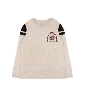 Polera Niño Gris Melange