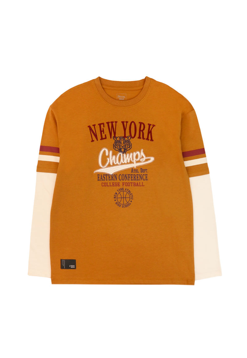Polera Niño Camel