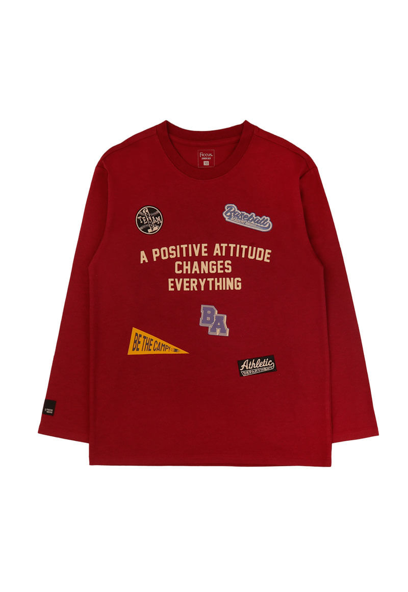 Polera Niño Burdeo