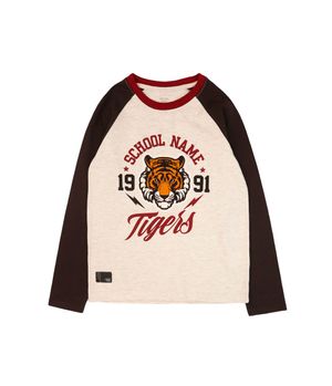 Polera Niño Gris Melange