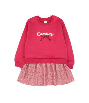 Vestido Niña Magenta