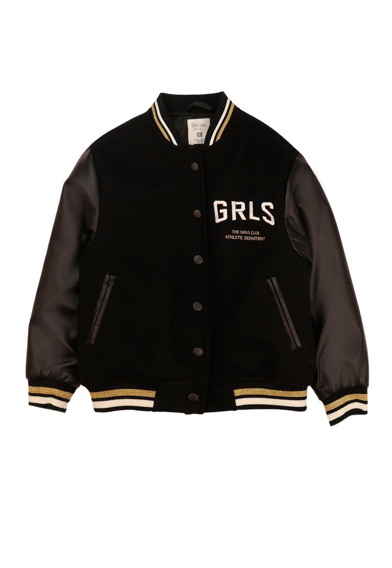 Chaqueta Niña Negro