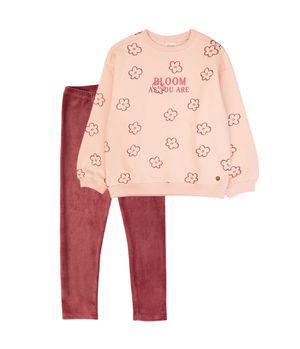 Conjunto Niña Rosa