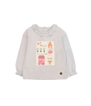Polera Niña Celeste