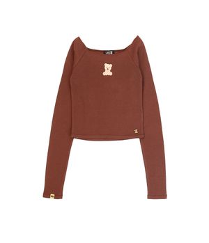 Polera Niña Marrón