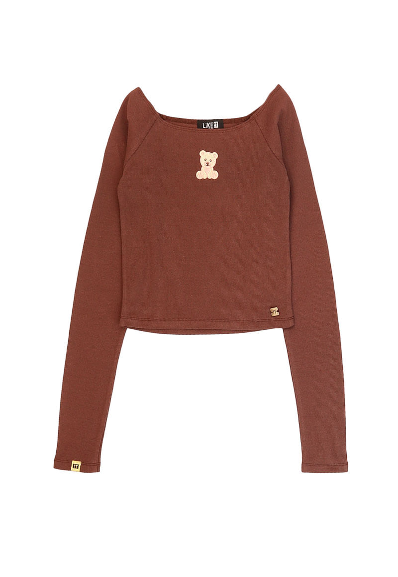 Polera Niña Marrón