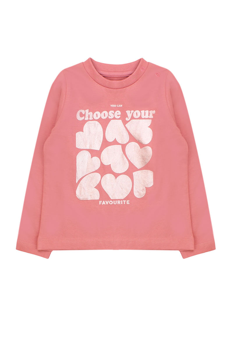 Polera Niña Rosa