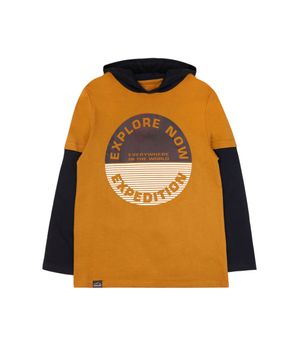Polera Niño Camel