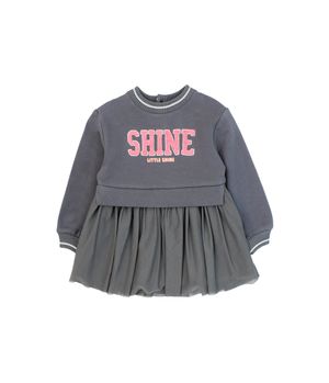 Vestido Niña Gris